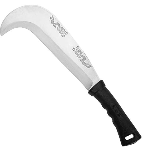 types of machetes: Billhook Sickle Machete Knife