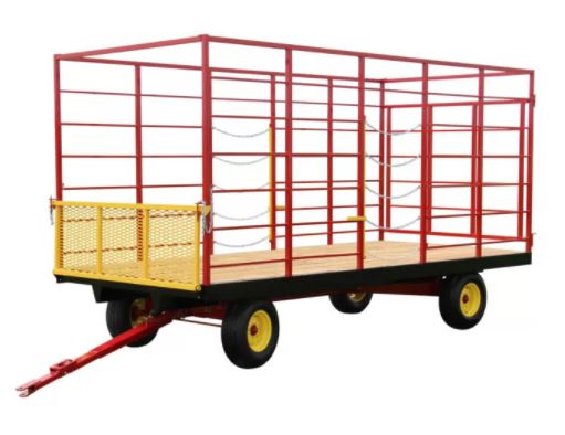 Hay wagon: classic flat-bed hay wagons